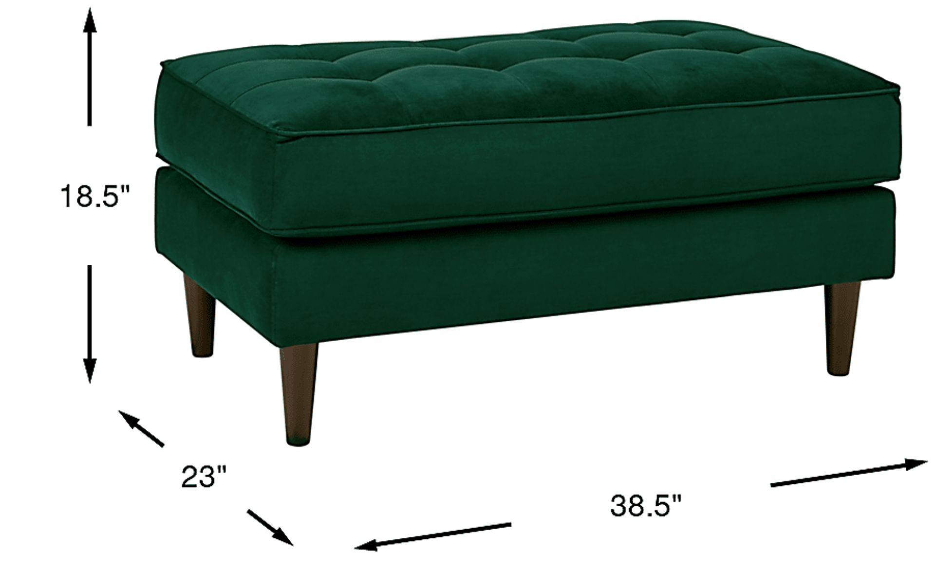 Dimension Image. Please refer to the Dimension Tab on this page for dimension details.