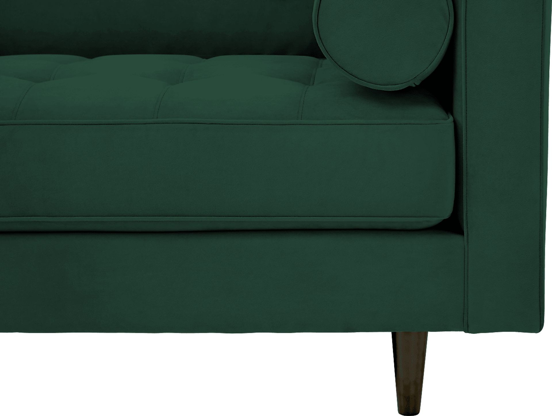Pacific Palisades Emerald Plush Sofa - Image 6