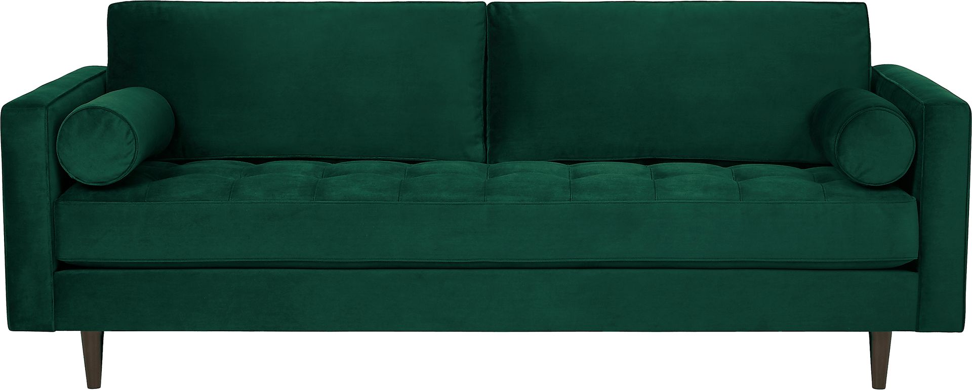 Pacific Palisades Emerald Plush Sofa - Image 1