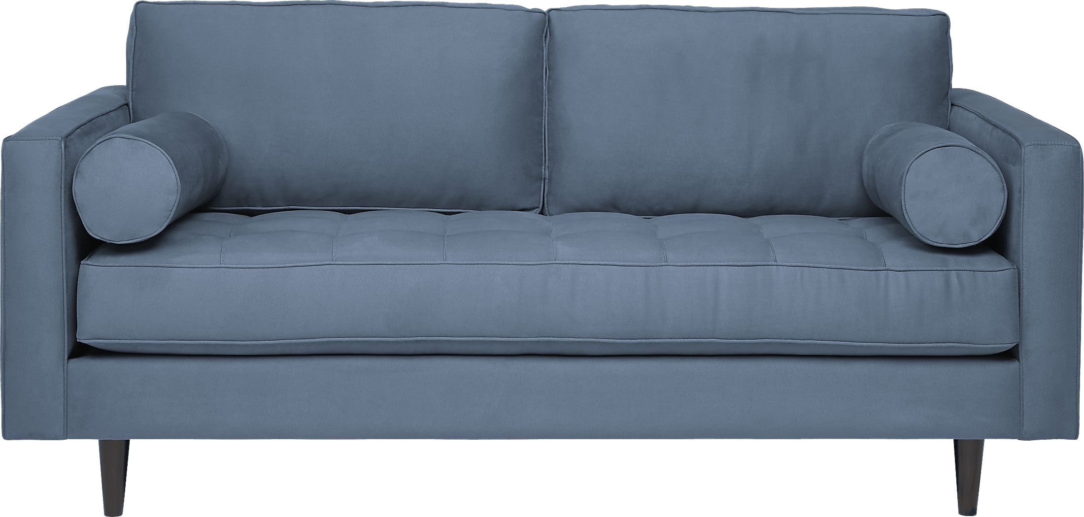 Sofia Vergara Pacific Palisades Indigo Microfiber Apartment Sofa