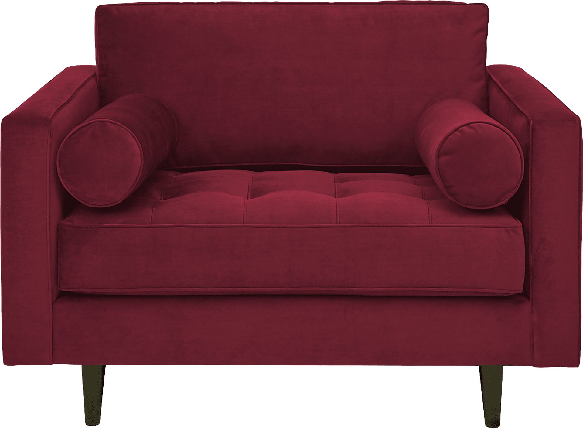 Pacific Palisades Scarlet Plush 5 Pc Living Room - Image 4