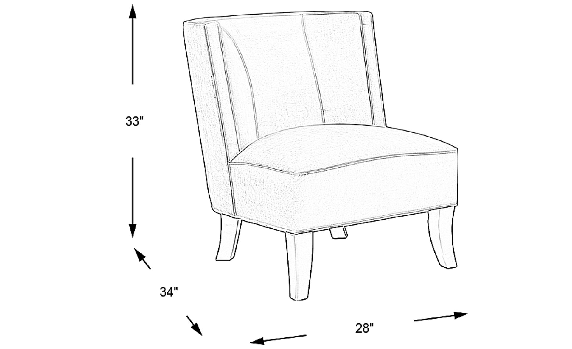 Dimension Image. Please refer to the Dimension Tab on this page for dimension details.