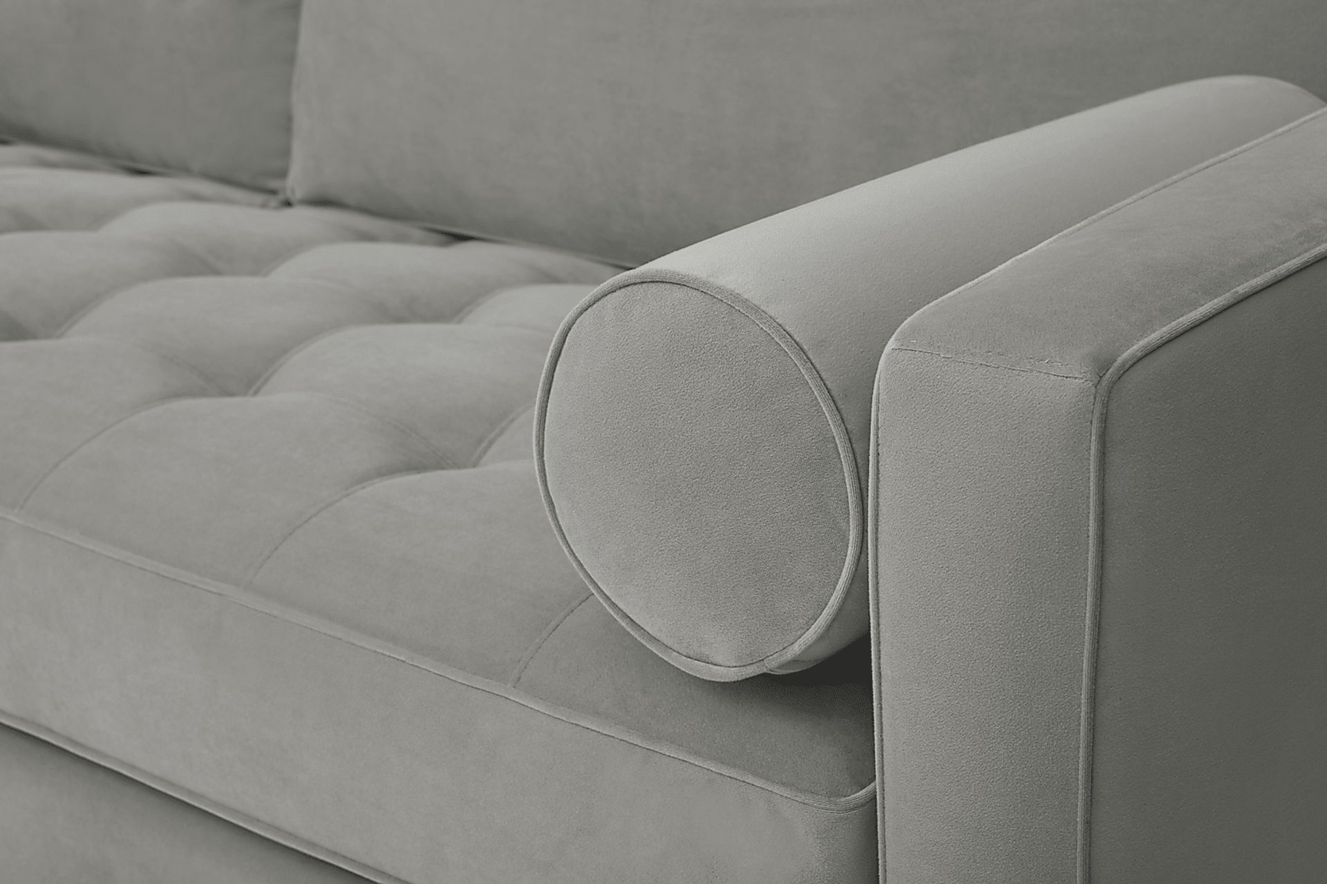 Pacific Palisades Smoke Plush 4 Pc Living Room - Image 3