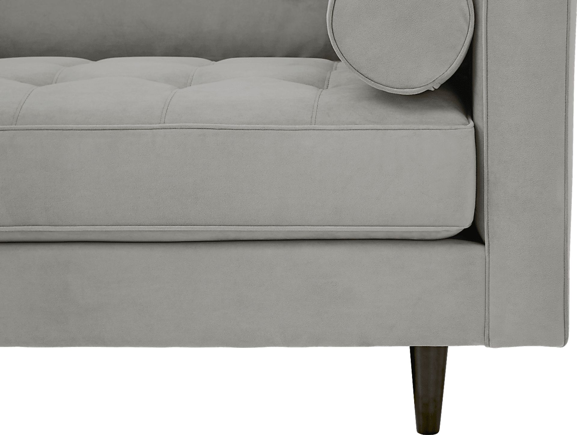 Pacific Palisades Smoke Plush 4 Pc Living Room - Image 5