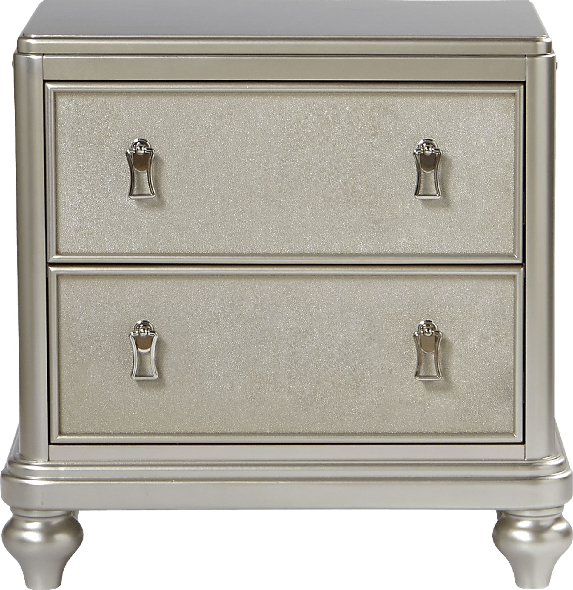 Paris Silver Nightstand - Image 1