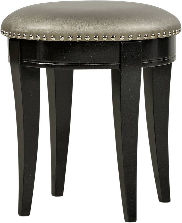 Kids Petit Paris Black Vanity Stool - Thumbnail - Image 1