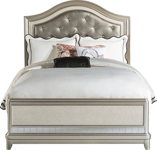 Kids Petit Paris Champagne 3 Pc Full Panel Bed - Thumbnail - Image 1