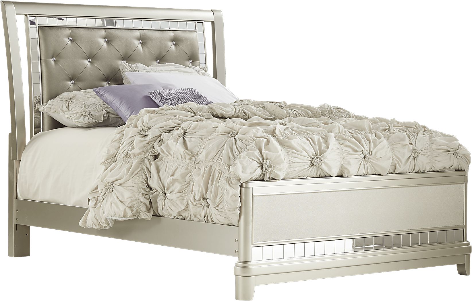 Kids Sofia Vergara Petit Paris Champagne 3 Pc Twin Sleigh Bed - Rooms To Go