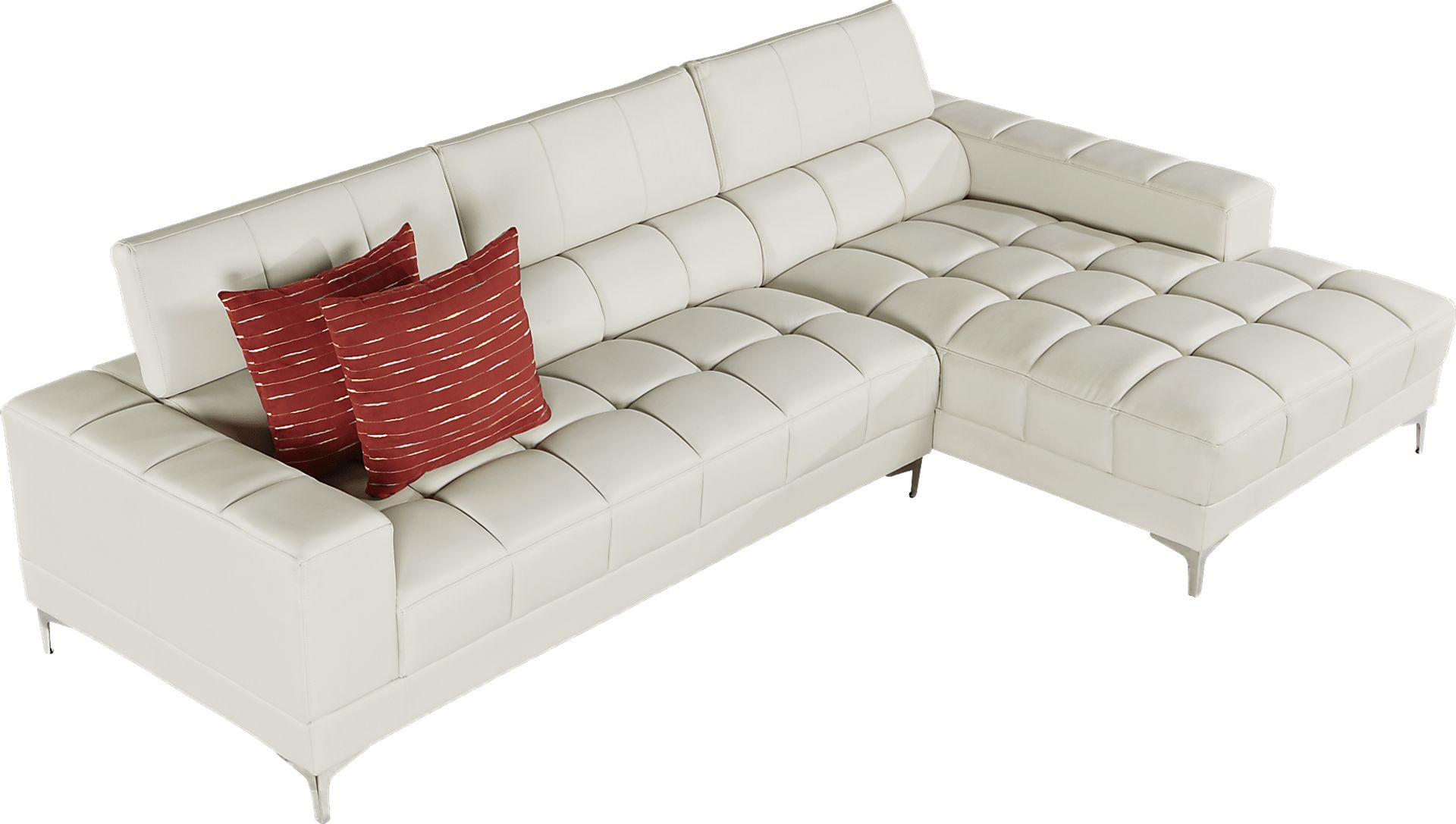 San Venetti Off-White 2 Pc Sectional - Image 1