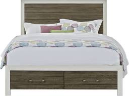 3 pc queen storage bed
