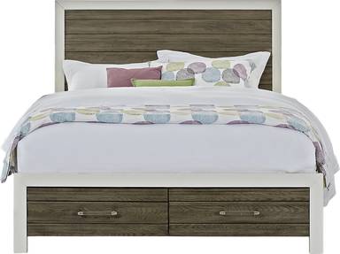 3 pc queen storage bed