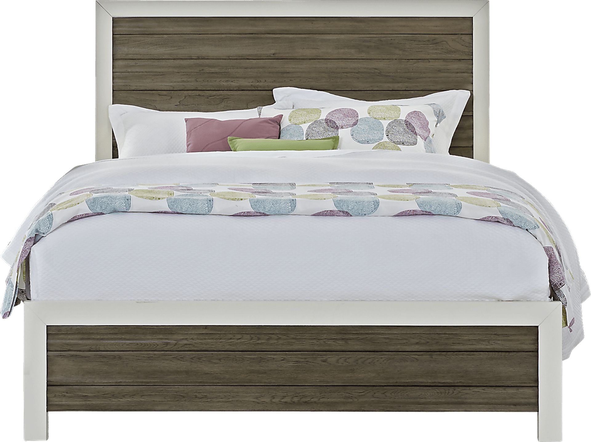 Santa Fiora White 3 Pc Queen Panel Bed - Image 1