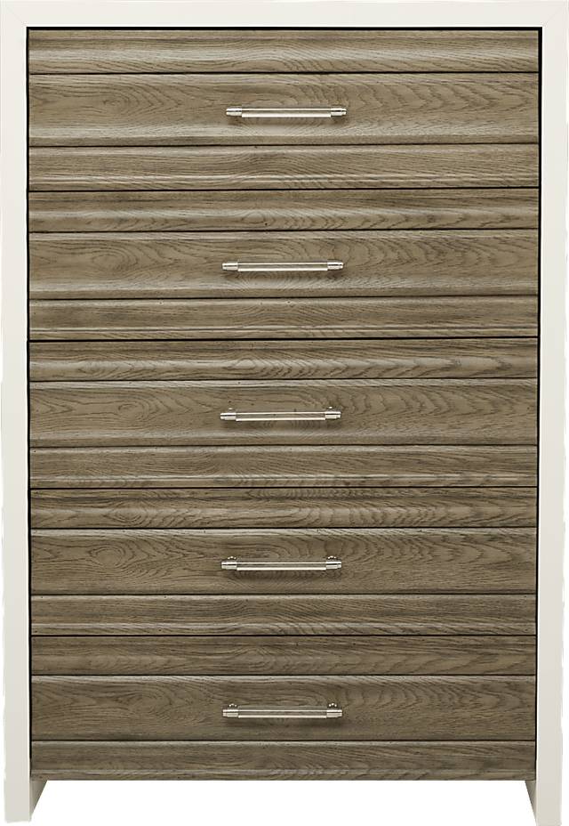 Santa Fiora White 8 Pc Queen Panel Bedroom - Thumbnail - Image 7