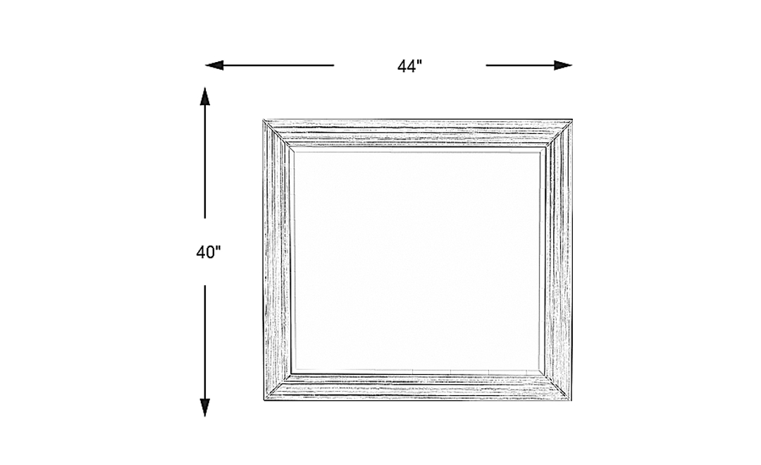 Santa Fiora White Mirror