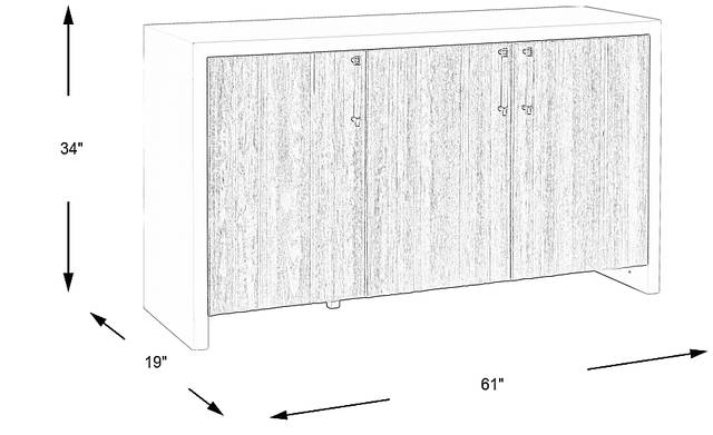 Dimension Image. Please refer to the Dimension Tab on this page for dimension details.