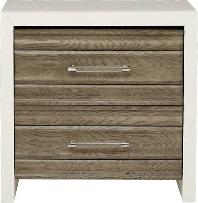 Santa Fiora White 7 Pc King Panel Bedroom with Storage - Thumbnail - Image 7