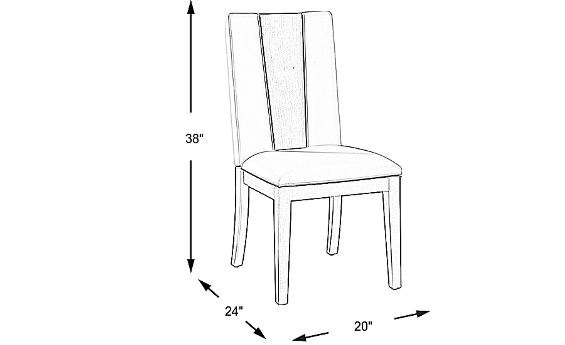 Dimension Image. Please refer to the Dimension Tab on this page for dimension details.