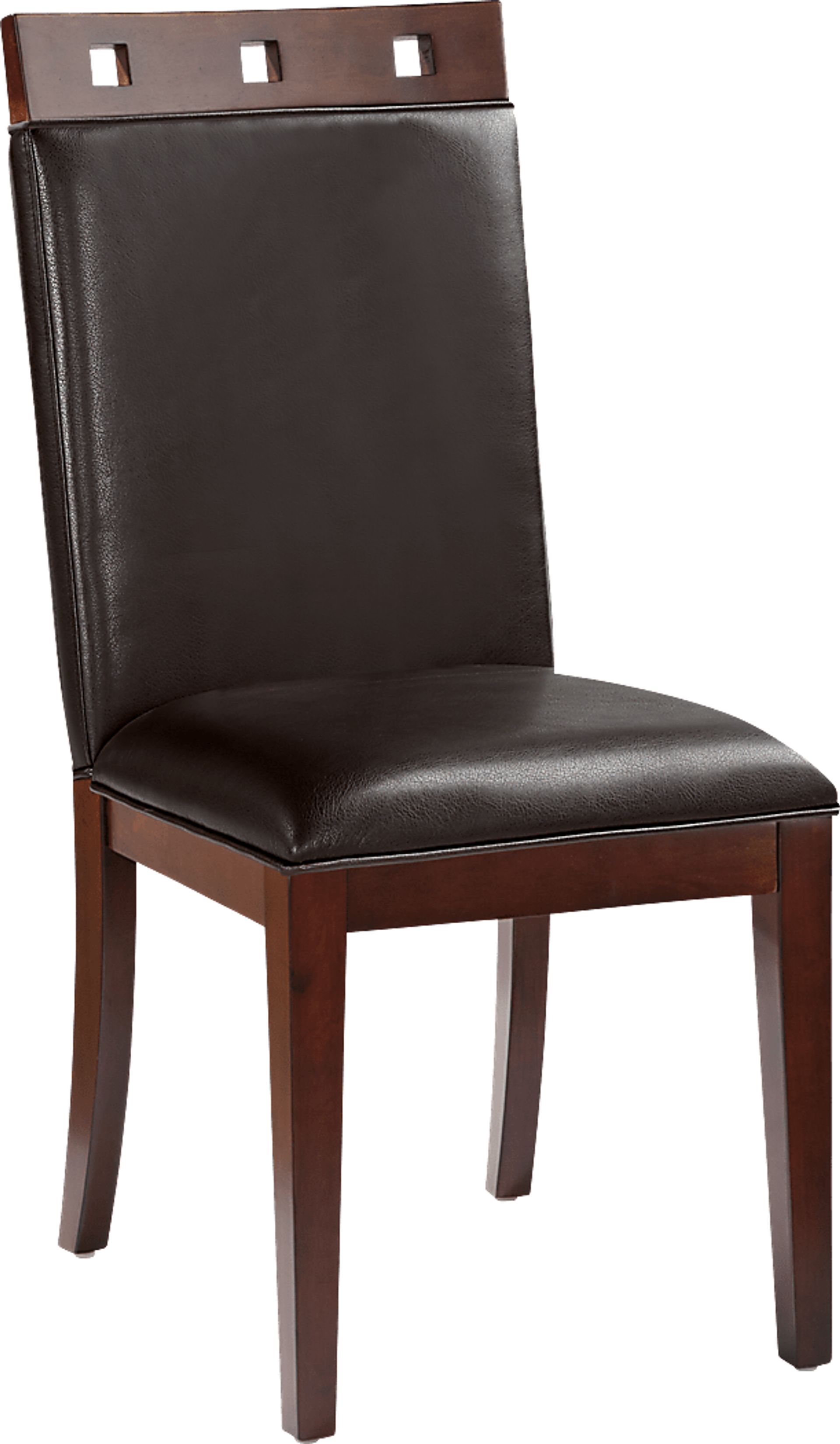 Savona Chocolate Wood Top Side Chair - Image 1