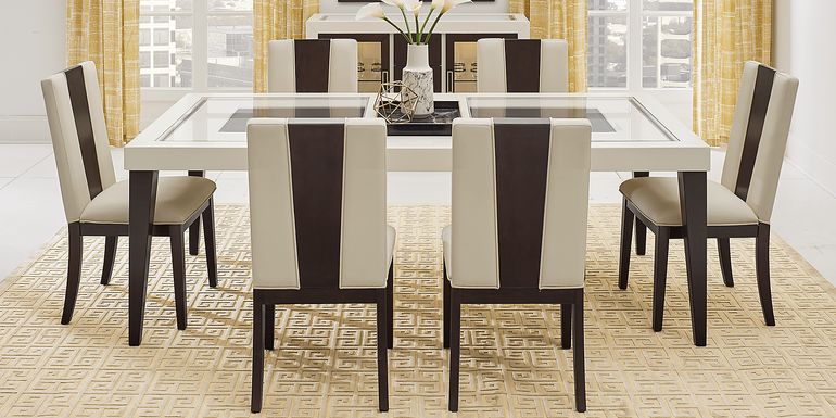 Aylesbury Brown Cherry 7 Pc Rectangle Dining Room