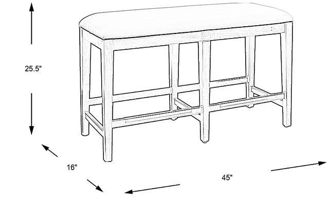 Dimension Image. Please refer to the Dimension Tab on this page for dimension details.