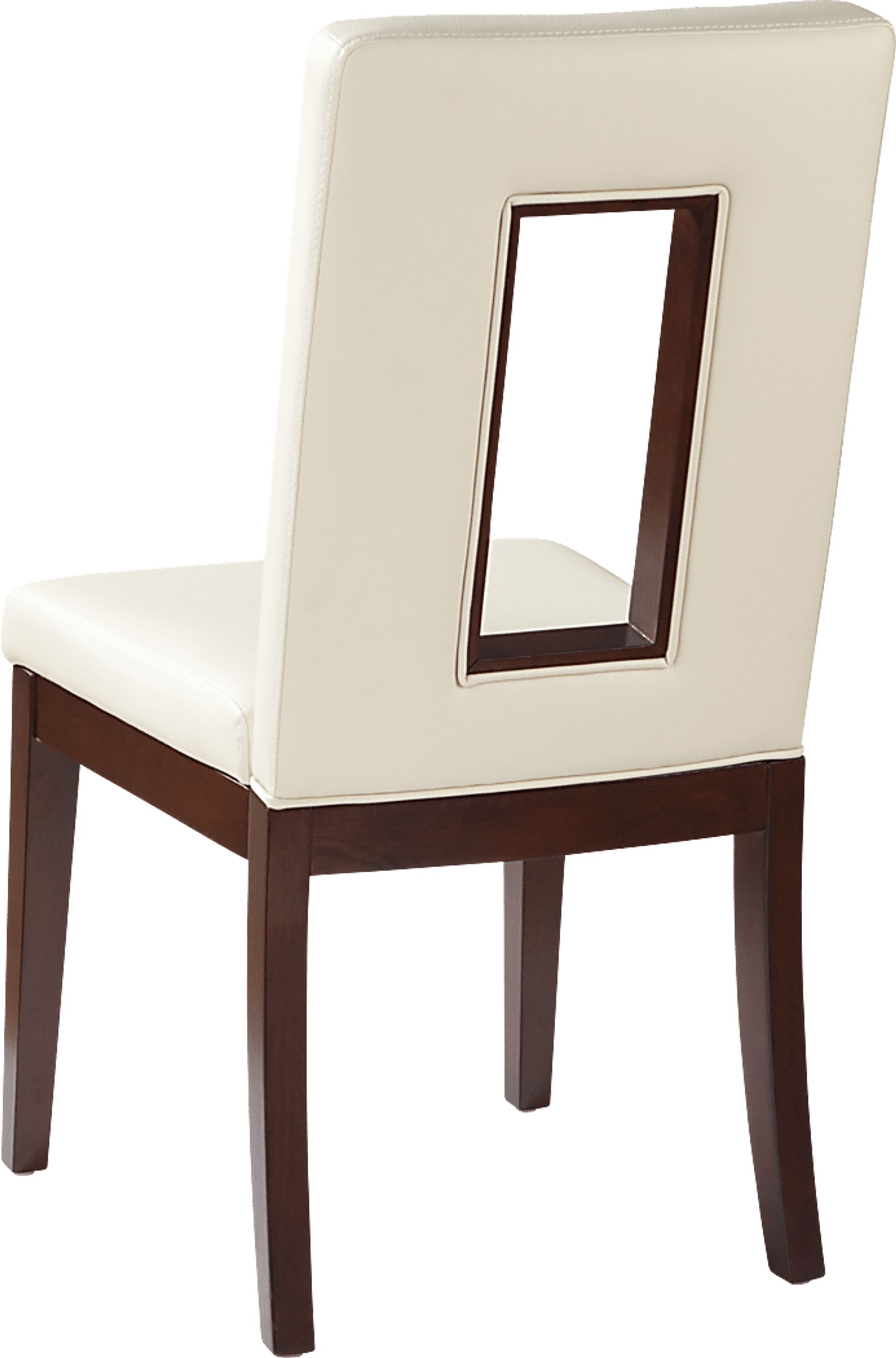 Savona Ivory 5 Pc Rectangle Dining Room with Open Back Chairs - Image 5