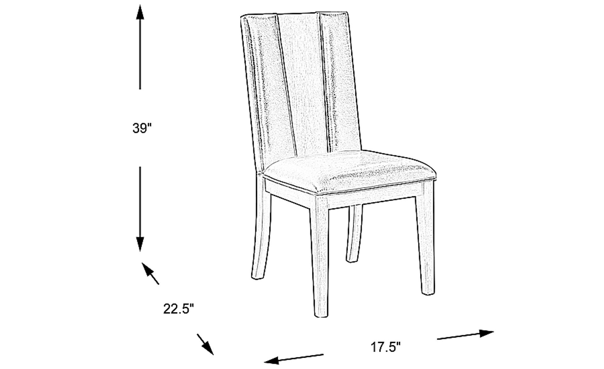 Dimension Image. Please refer to the Dimension Tab on this page for dimension details.