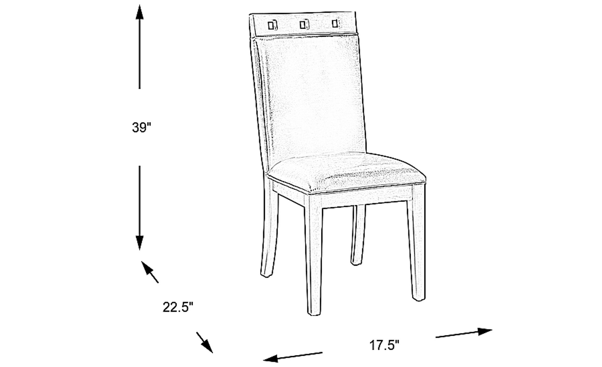 Dimension Image. Please refer to the Dimension Tab on this page for dimension details.