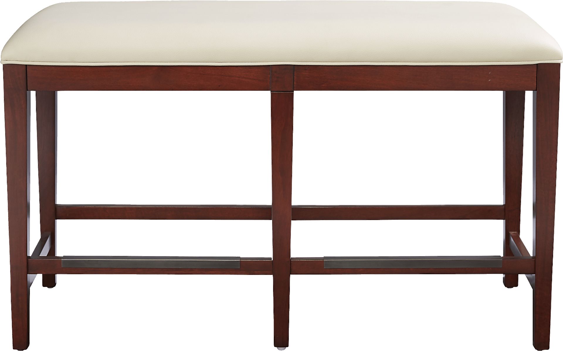 Savona White Counter Height Bench - Image 2