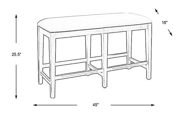 Dimension Image. Please refer to the Dimension Tab on this page for dimension details.
