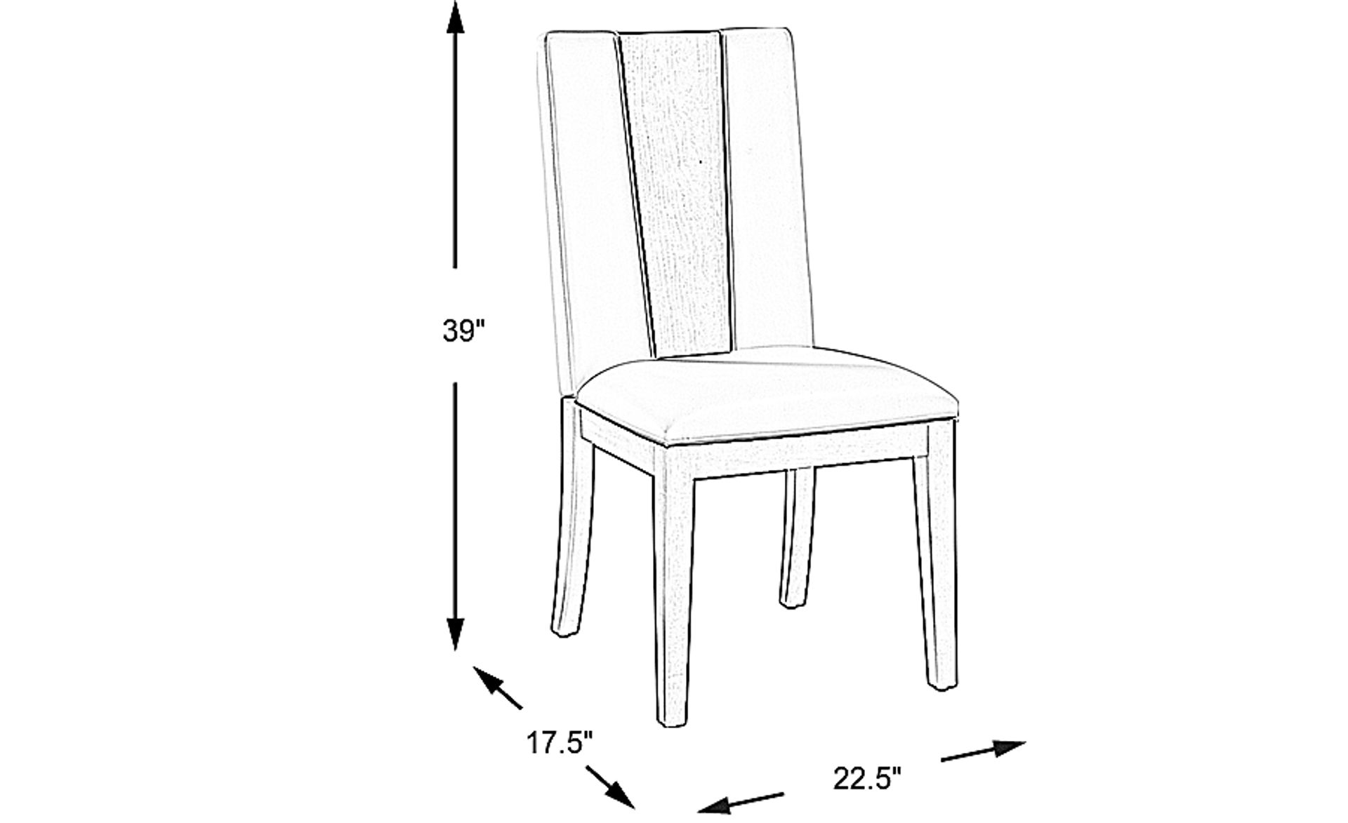 Dimension Image. Please refer to the Dimension Tab on this page for dimension details.