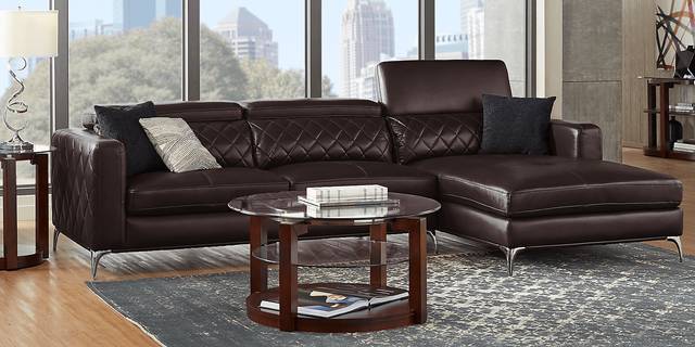 Sorrento Black Cherry 2 Pc Sectional - Thumbnail - Image 2