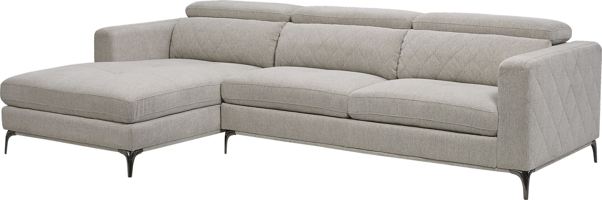 Sorrento Dove 2 Pc Sectional - Image 1