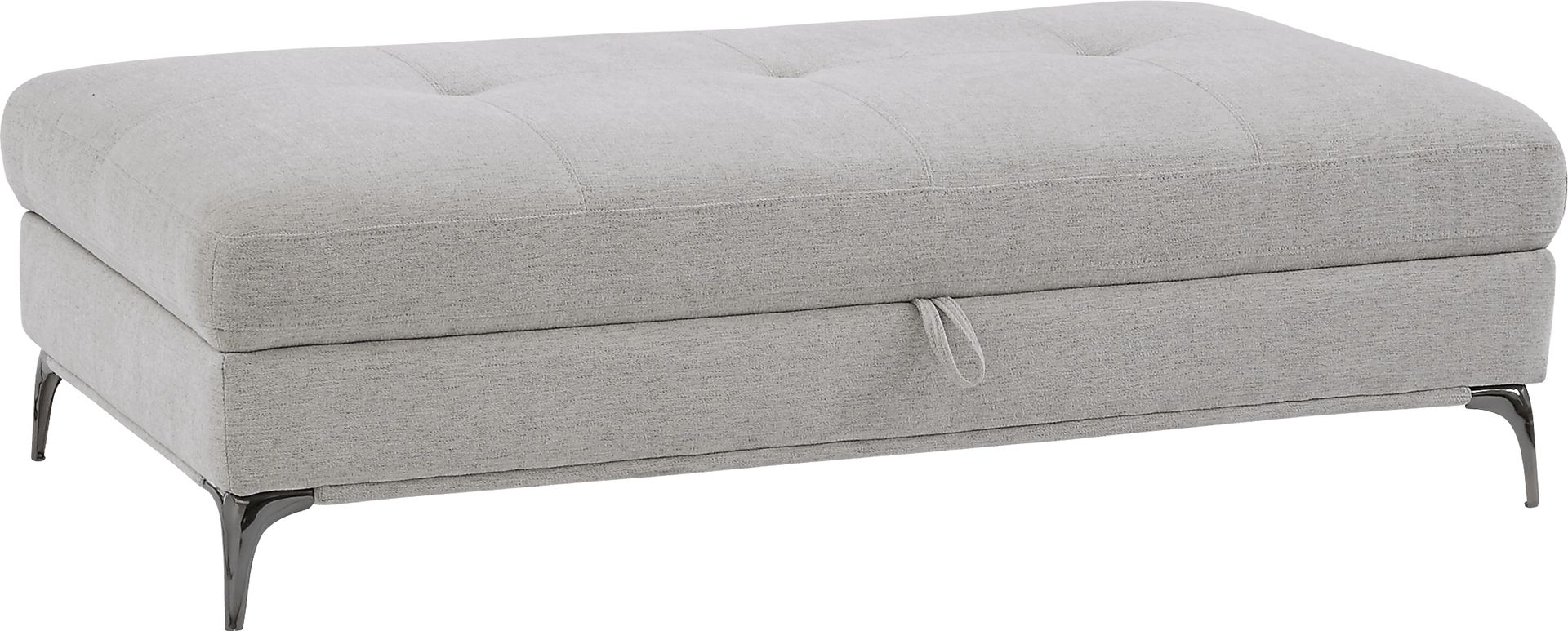 Sorrento Dove Storage Ottoman - Image 1
