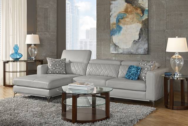 Sorrento Platinum 5 Pc Sectional Living Room - Thumbnail - Image 1