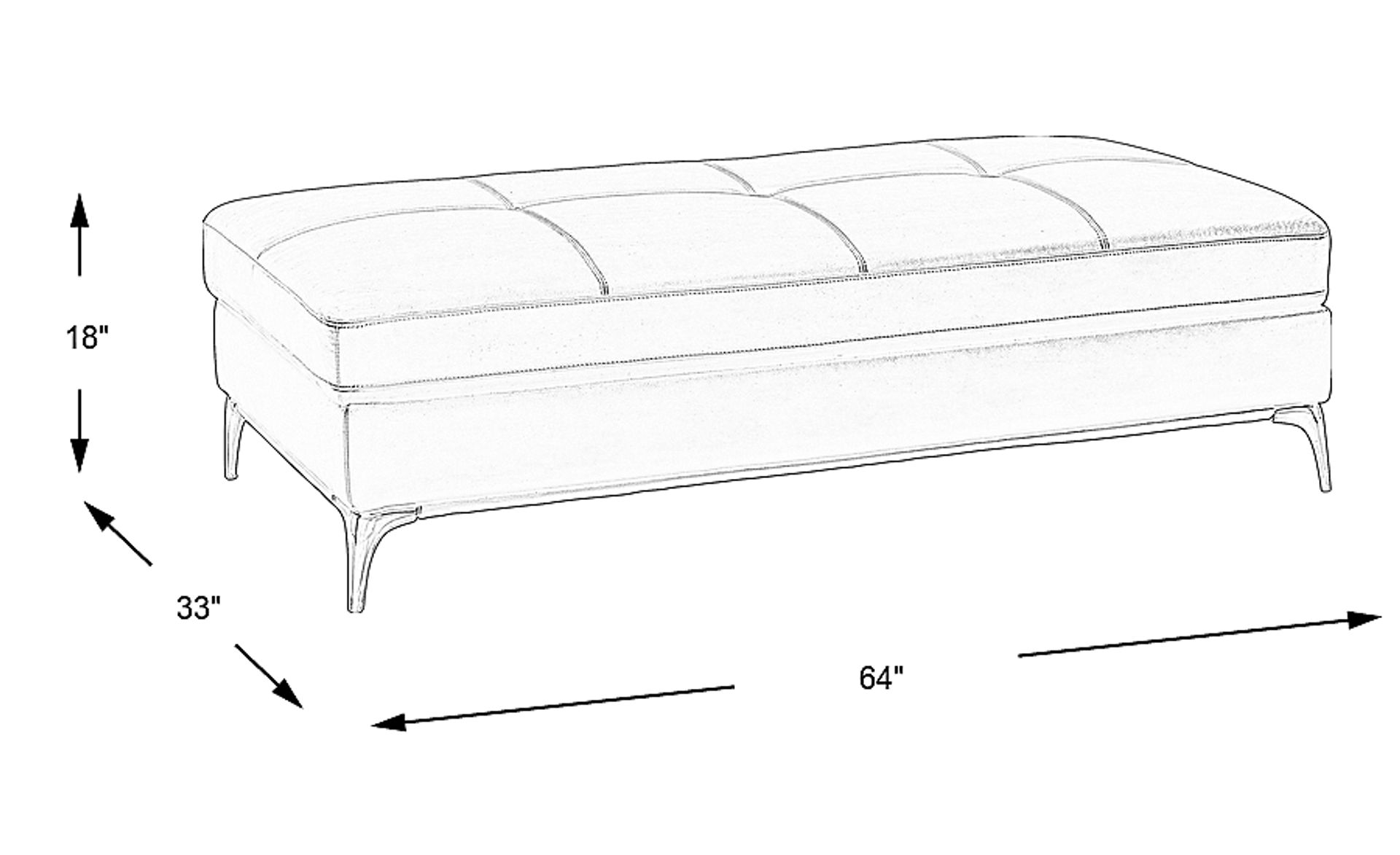 Dimension Image. Please refer to the Dimension Tab on this page for dimension details.