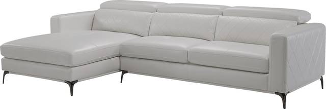 Sorrento White 2 Pc Sectional - Thumbnail - Image 1