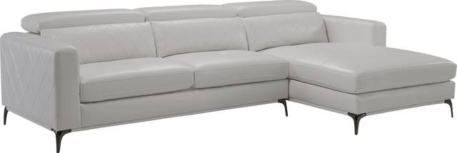 Sorrento White 2 Pc Sectional - Thumbnail - Image 1