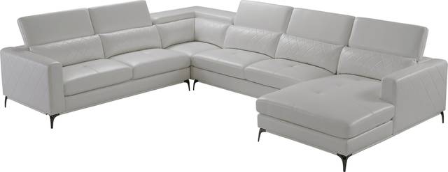 Sorrento White 4 Pc Sectional - Thumbnail - Image 4
