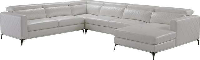Sorrento White 4 Pc Sectional - Thumbnail - Image 1
