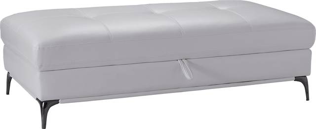 Sorrento White Storage Ottoman - Thumbnail - Image 1