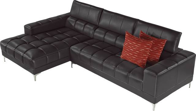 Sybella Black 2Pc Sectional - Thumbnail - Image 1