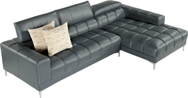 Sybella Blue 2 Pc Sectional - Thumbnail - Image 4