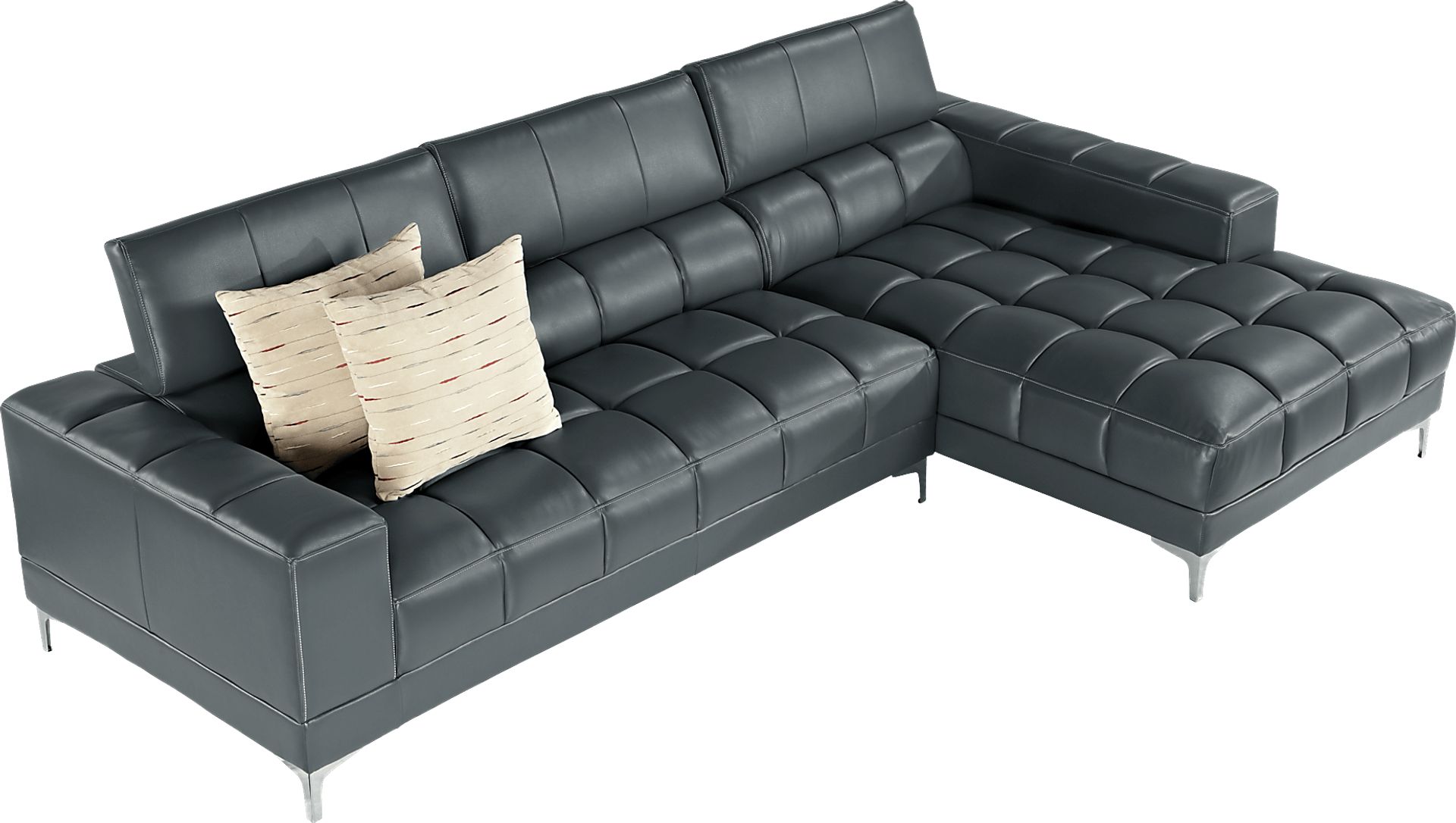 Sybella Blue 2 Pc Sectional - Image 1