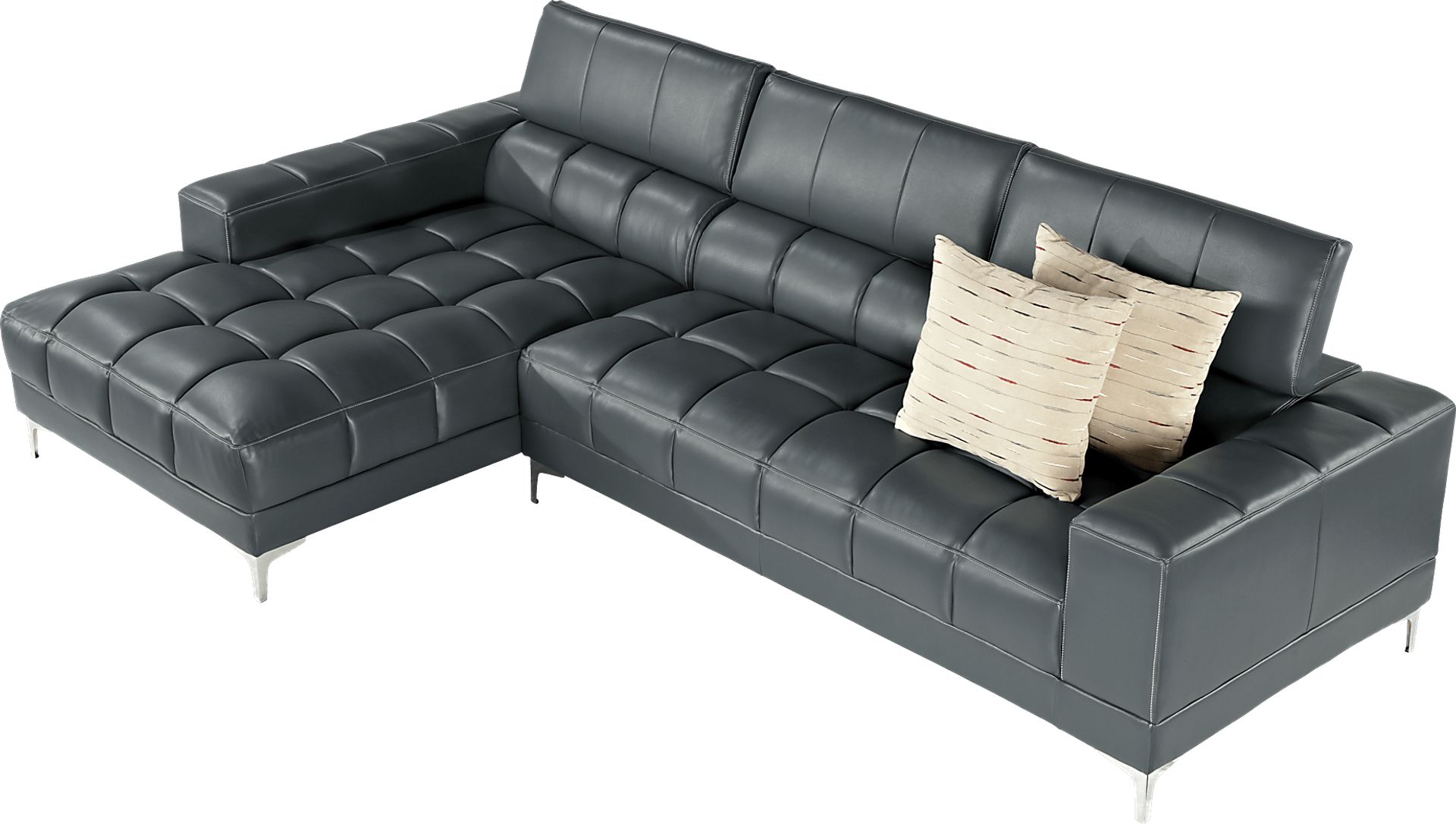 Sybella Blue 2 Pc Sectional - Image 1