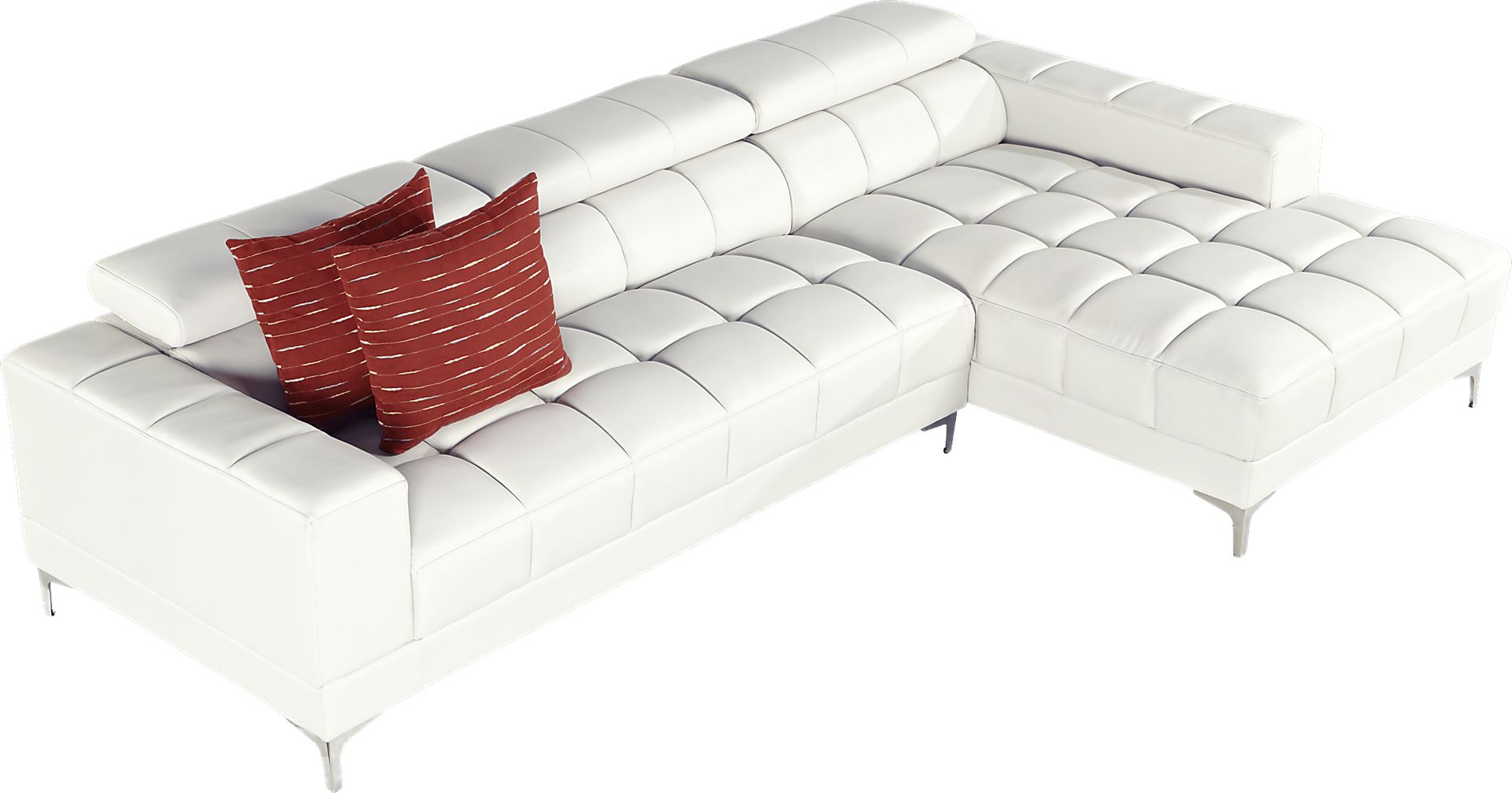 Sybella Off-White 2 Pc Sectional - Image 2
