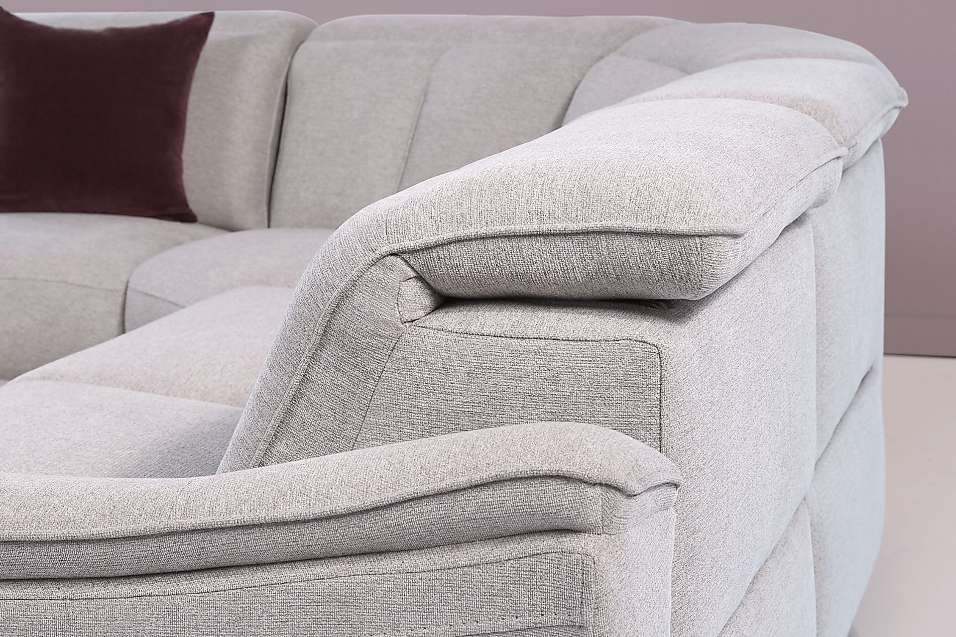 Turano Gray 6 Pc Dual Power Reclining Sectional - Image 6