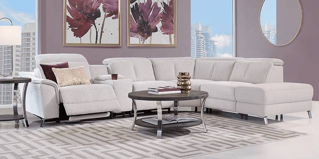 Turano Gray 6 Pc Dual Power Reclining Sectional - Thumbnail - Image 2