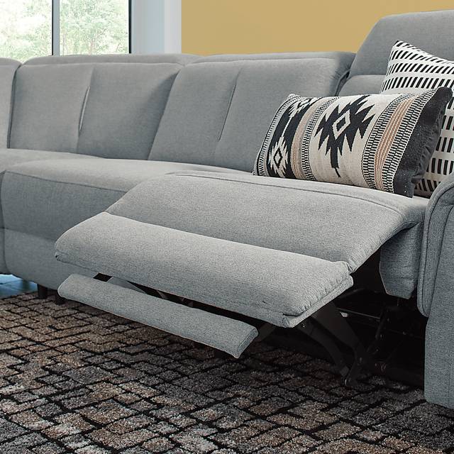 Turano Gray 6 Pc Dual Power Reclining Sectional - Thumbnail - Image 6