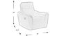 Sofia Vergara Turano Gray Textured Recliner - Rooms To Go