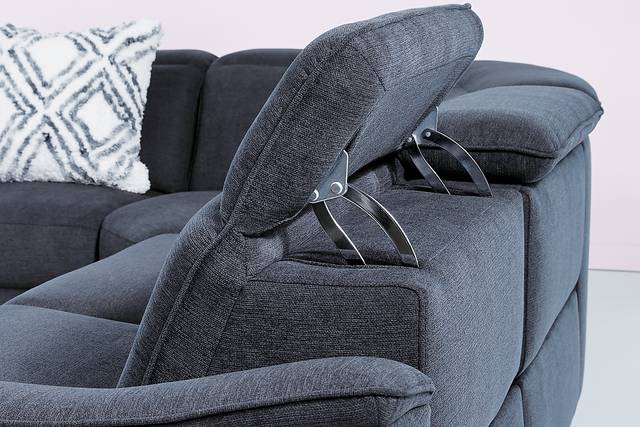 Turano Midnight 10 Pc Dual Power Reclining Sectional Living Room - Thumbnail - Image 8